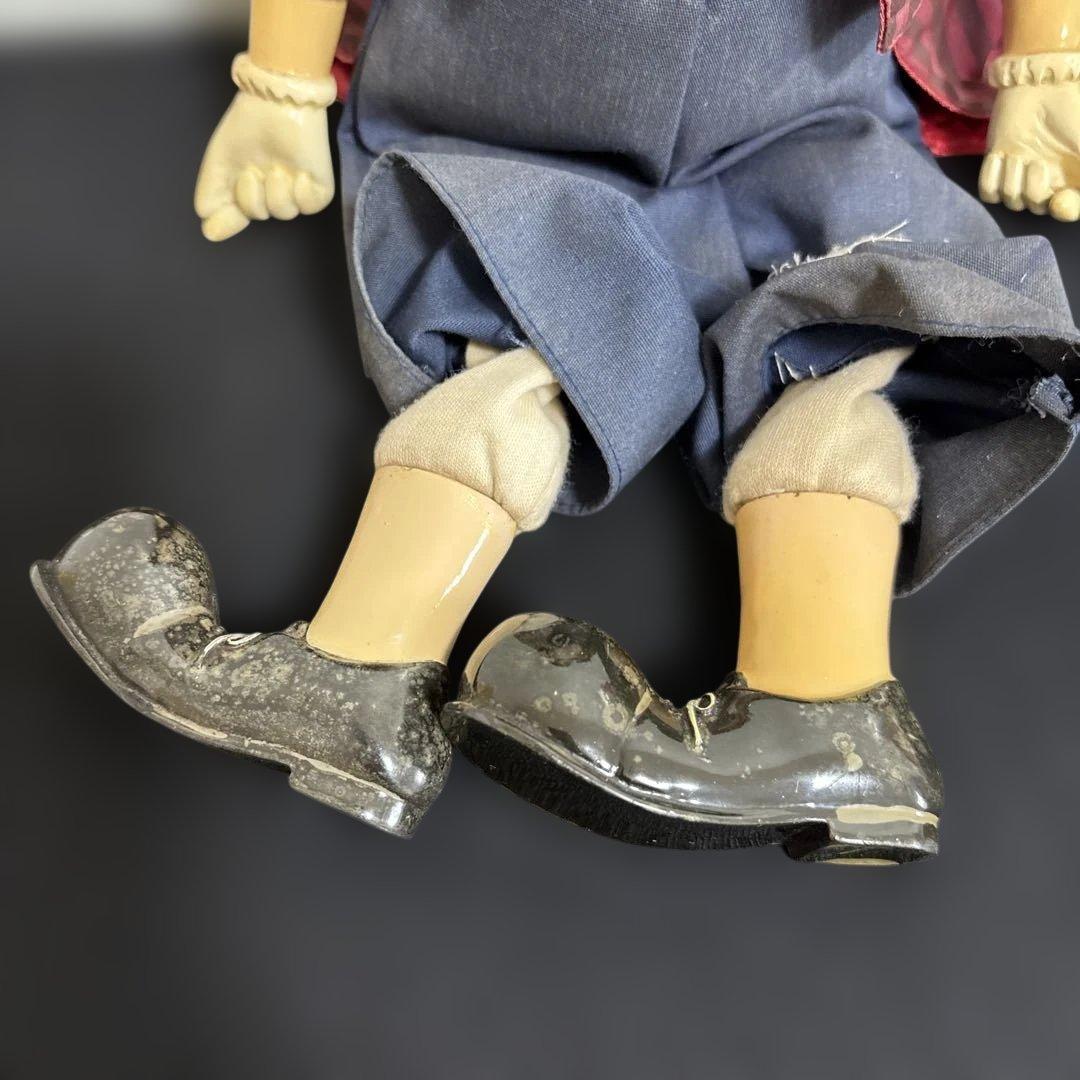 ピエロ ビスクドール ビンテージ 人形