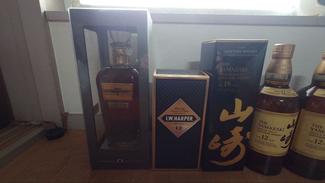 y*i様 未開栓：山崎18年・12年・IWハーパー12年・REVOLUCION計