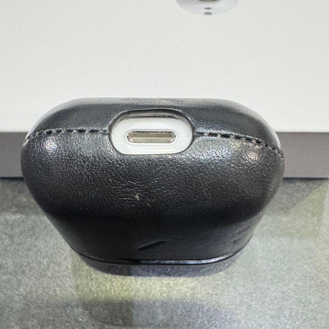 【高級本革ケース付】AirPods 第2世代 フルセット 動作OK A2031