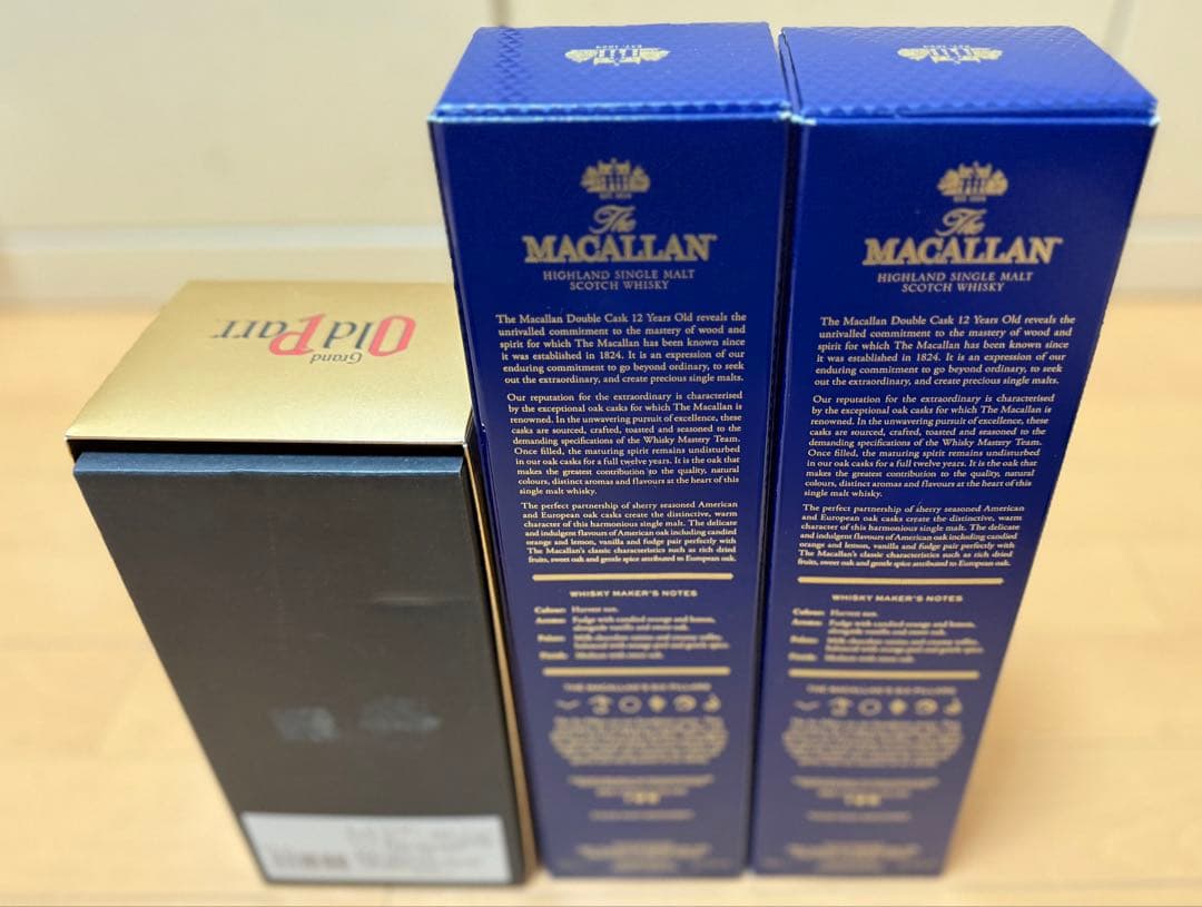Old Parr 12年 & The Macallan 12年 ダブルカスク