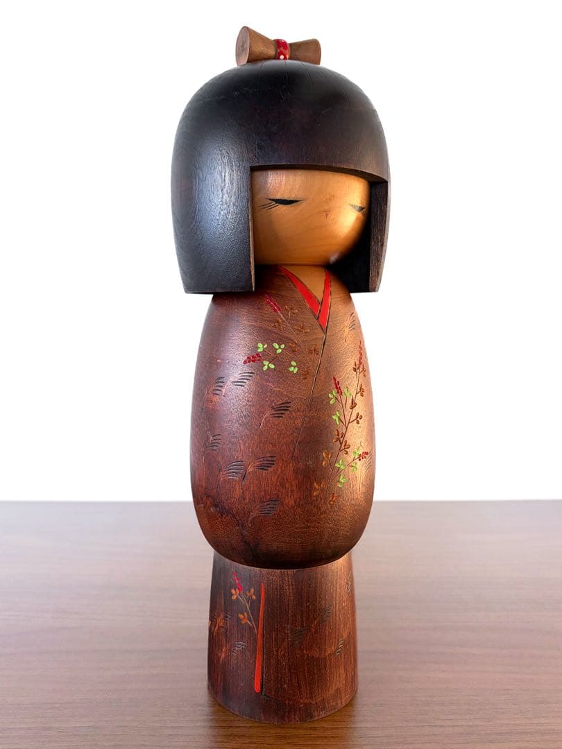 岸 貞男 Sadao 創作 こけし kokeshi 人形 レトロ 可愛い