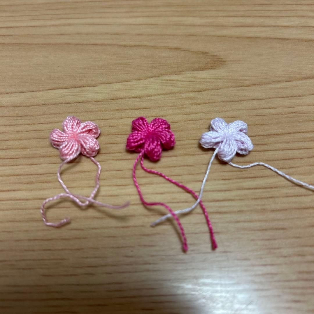 ふっくらお花モチーフ　サンプル