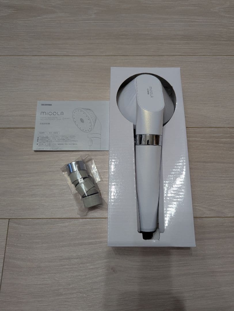 IRIS OHYAMA MiCOLA ウルトラファインバブル シャワーヘッド