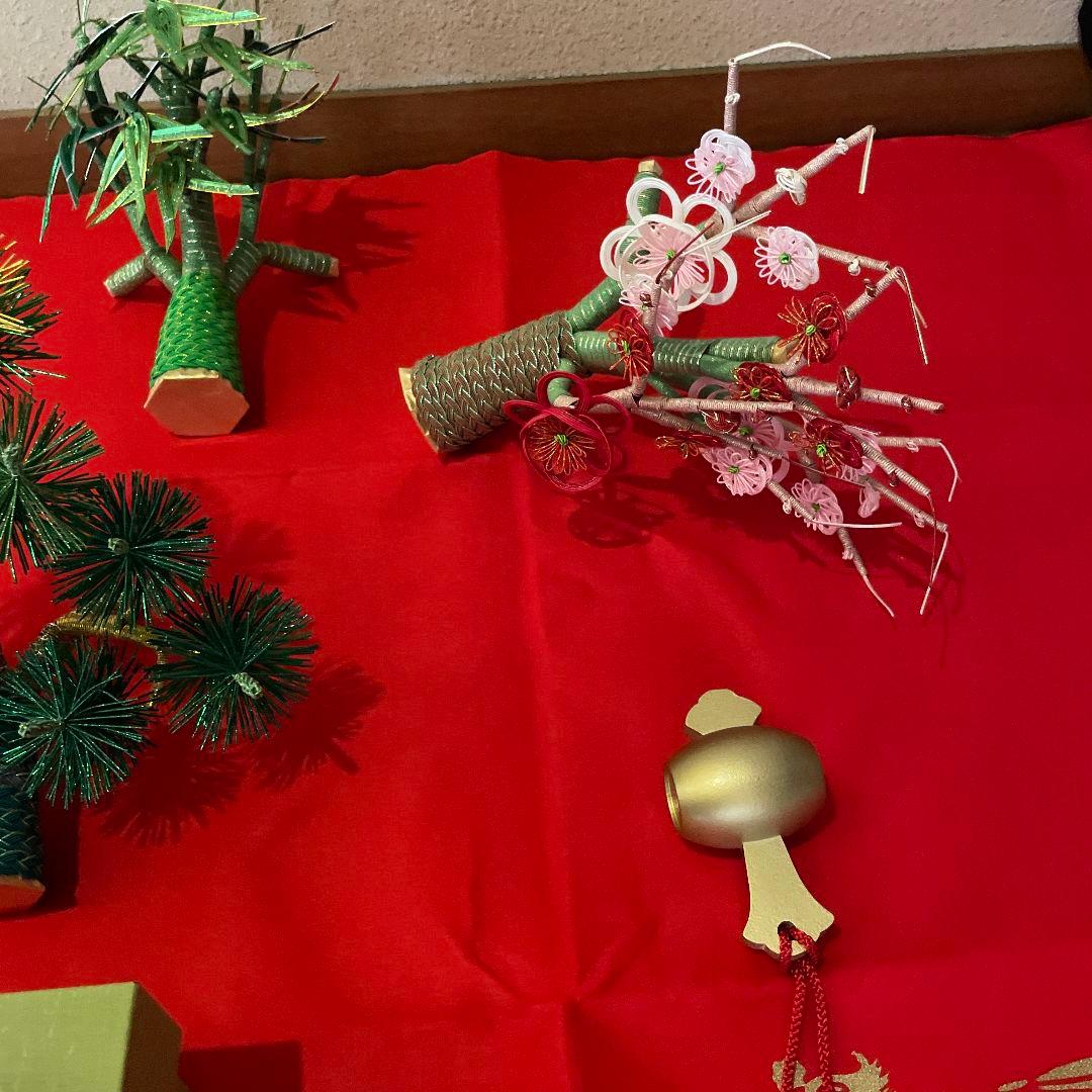 御所人形 青色とピンク色 伝統的衣装